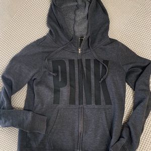 Victoria’s Secret PINK Gray Zip Up